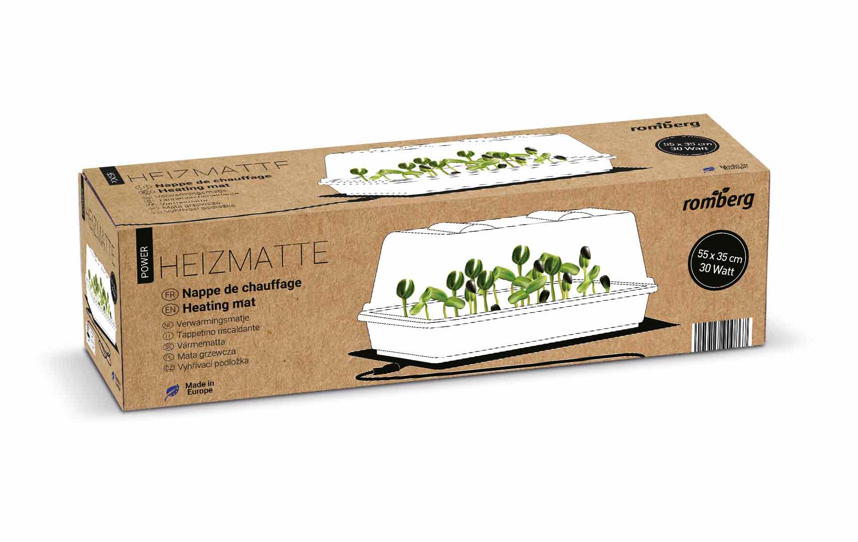 Heizmatte XXL 55 x 35 cm 38.5 Watt